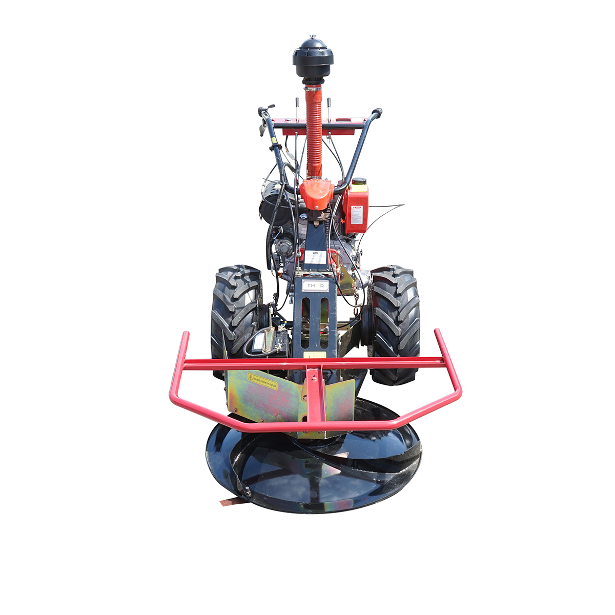 Motocositoare rotativa 950mm cu motor diesel si pornire electrica 1850x880x860mm - imagine 3