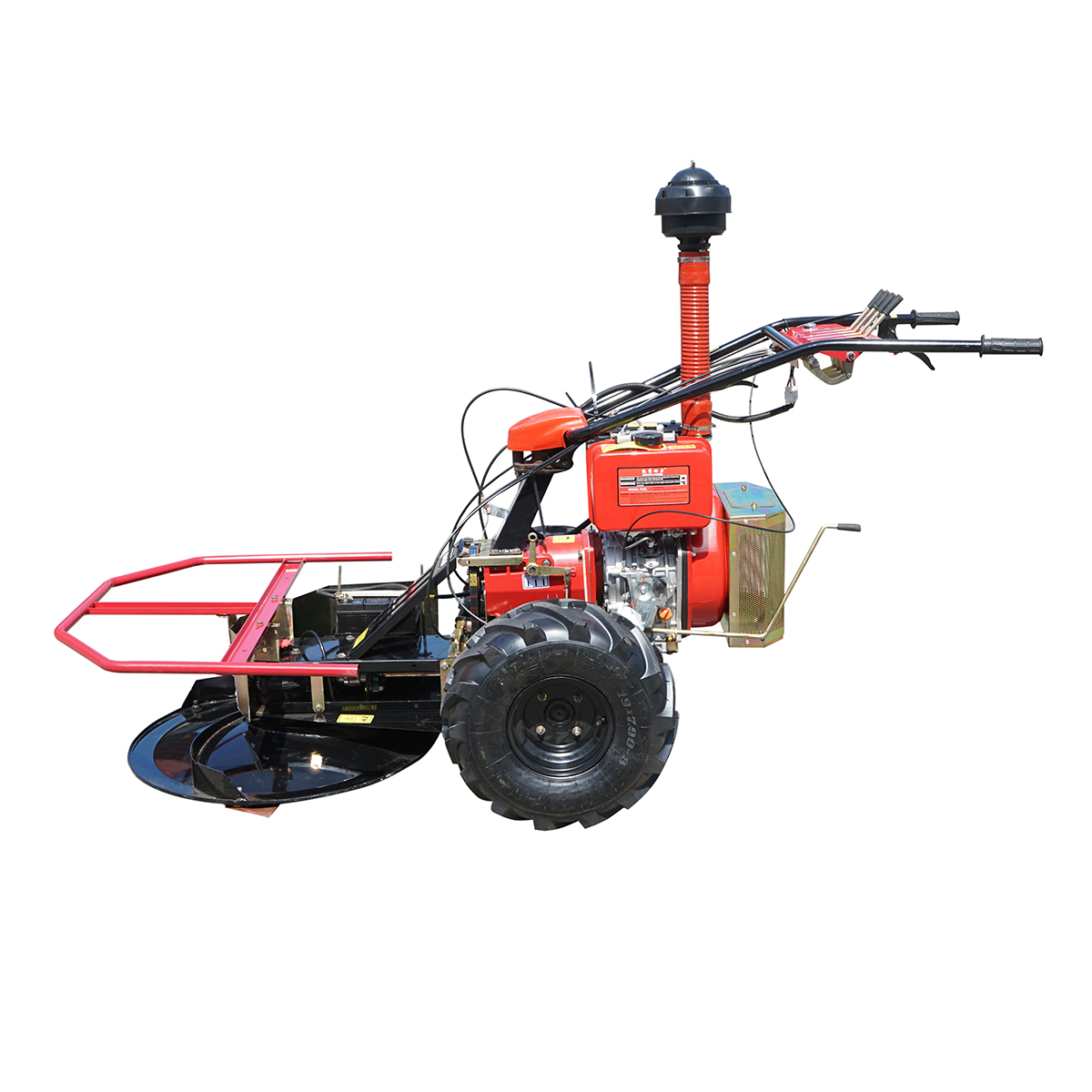 Motocositoare rotativa 950mm cu motor diesel si pornire electrica 1850x880x860mm - imagine 2