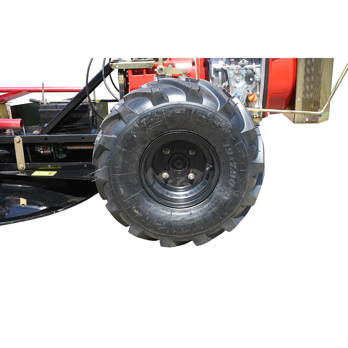 Motocositoare rotativa 950mm cu motor diesel si pornire electrica 1850x880x860mm - imagine 7