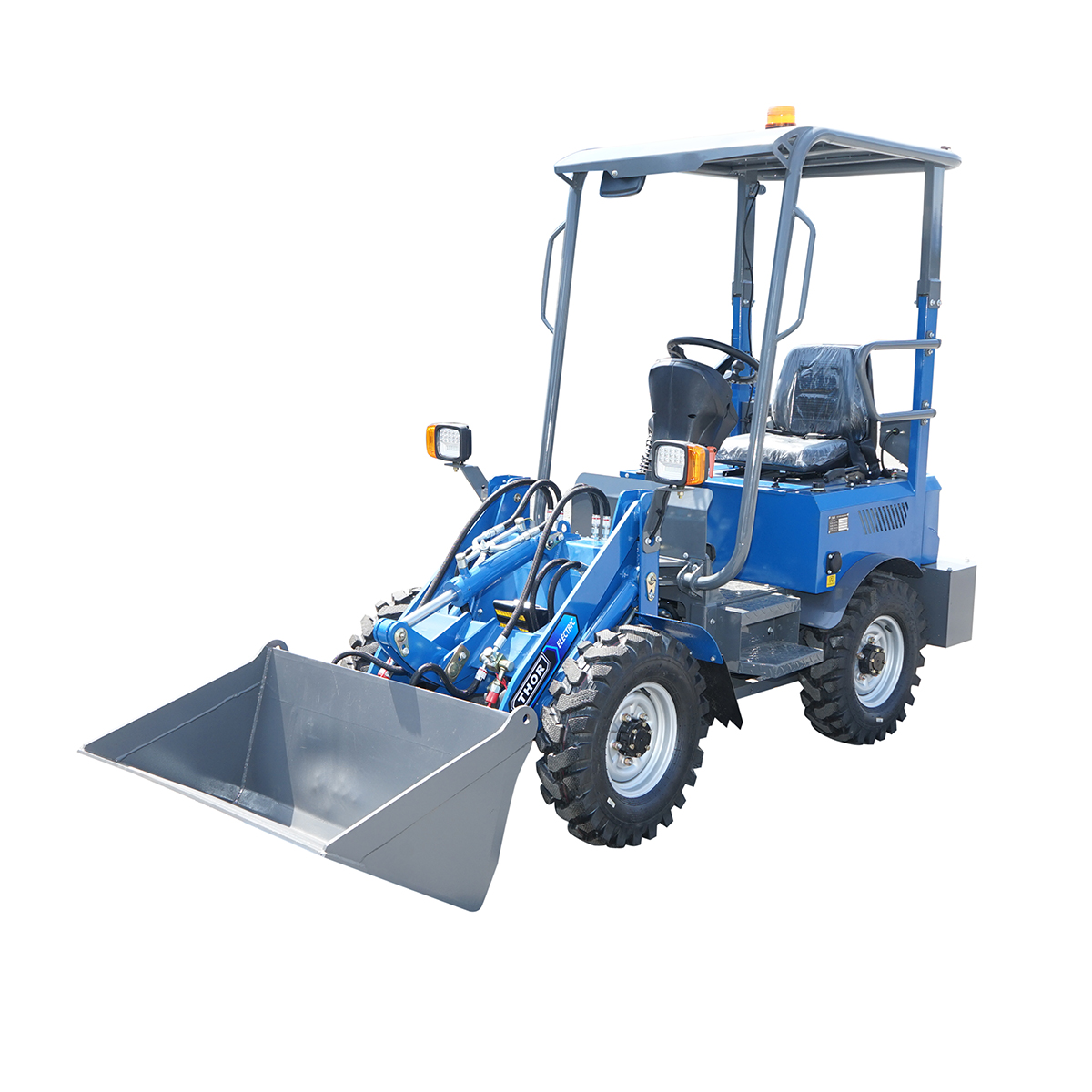 Incarcator frontal electric, WOLA 0.4T, 60V, cupa 0.2m3	