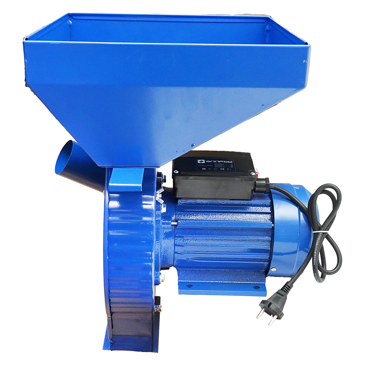 Moara cereale electrica 1.1 kW, 220V, viteza 3000 r/min, capacitate 240 Kg/h, 4 site incluse - imagine 2