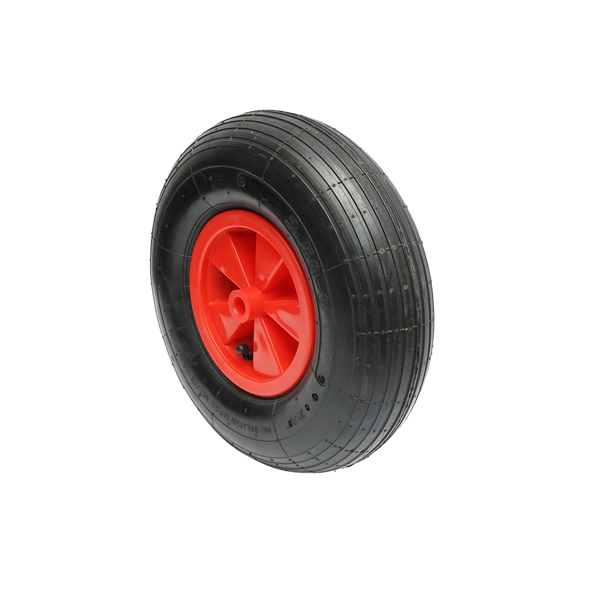 Roata roaba, 3.50-6, cu janta din plastic - imagine 3