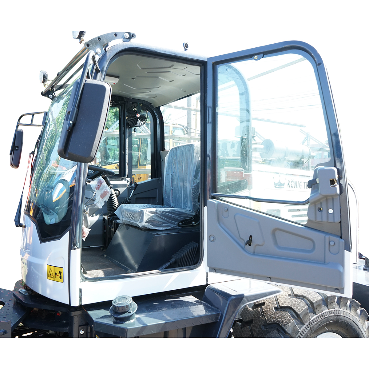 Incarcator frontal WOLA 1.2T, 4x4, 56CP, cupa 0.8m3 KONIG TRAKTOREN - imagine 11