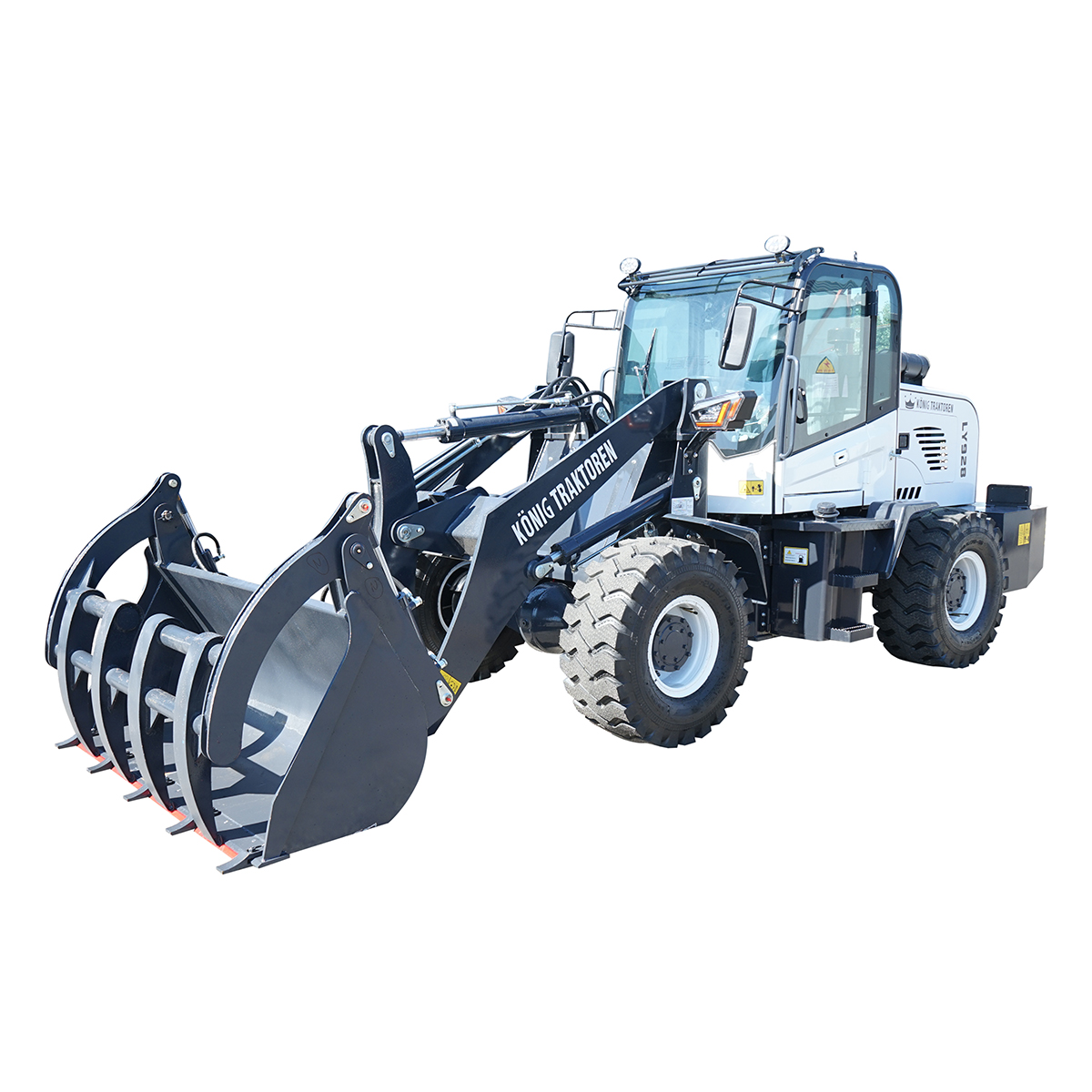 Incarcator frontal WOLA 1.2T, 4x4, 56CP, cupa 0.8m3 KONIG TRAKTOREN