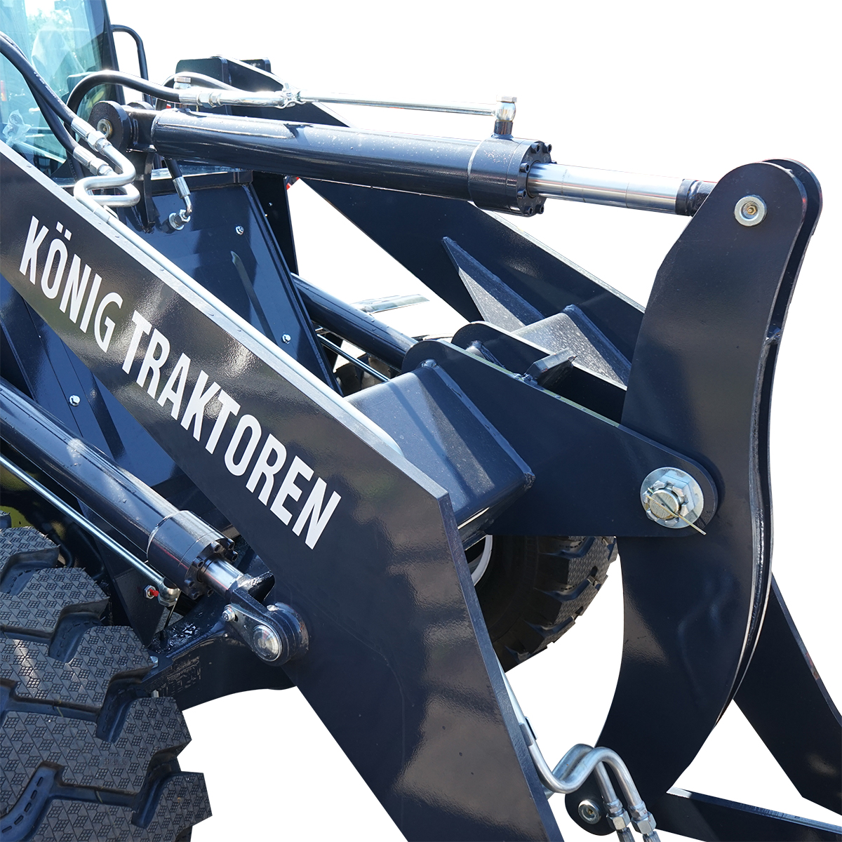 Incarcator frontal WOLA 1.2T, 4x4, 56CP, cupa 0.8m3 KONIG TRAKTOREN - imagine 14