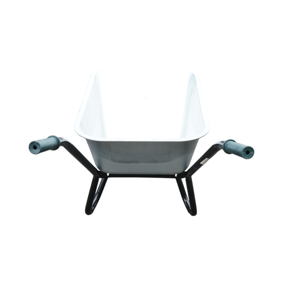 Roaba metalica 100L cu roata pneumatica 400/8 si cuva galvanizata 895x642x298mm Thor - imagine 4