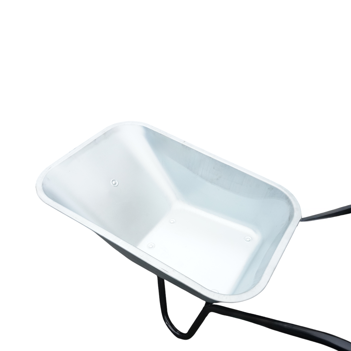 Roaba metalica 100L cu roata pneumatica 400/8 si cuva galvanizata 895x642x298mm Thor - imagine 5