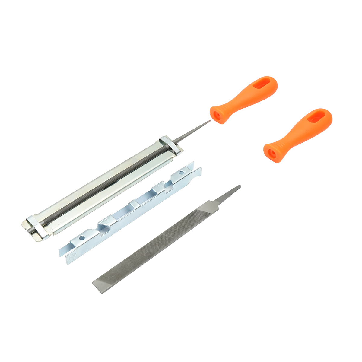 Set 3 instrumente pentru ascutit lant drujba cu pas 3/8 
