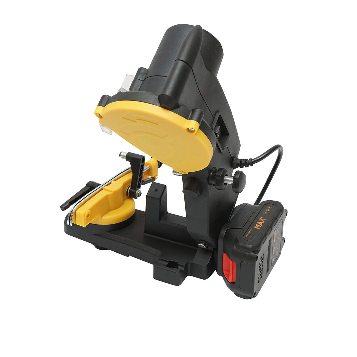 Masina ascutit lant drujba cu baterie litiu 18.5V/1.3Ah, disc 108x22mm, turatie 3800rpm