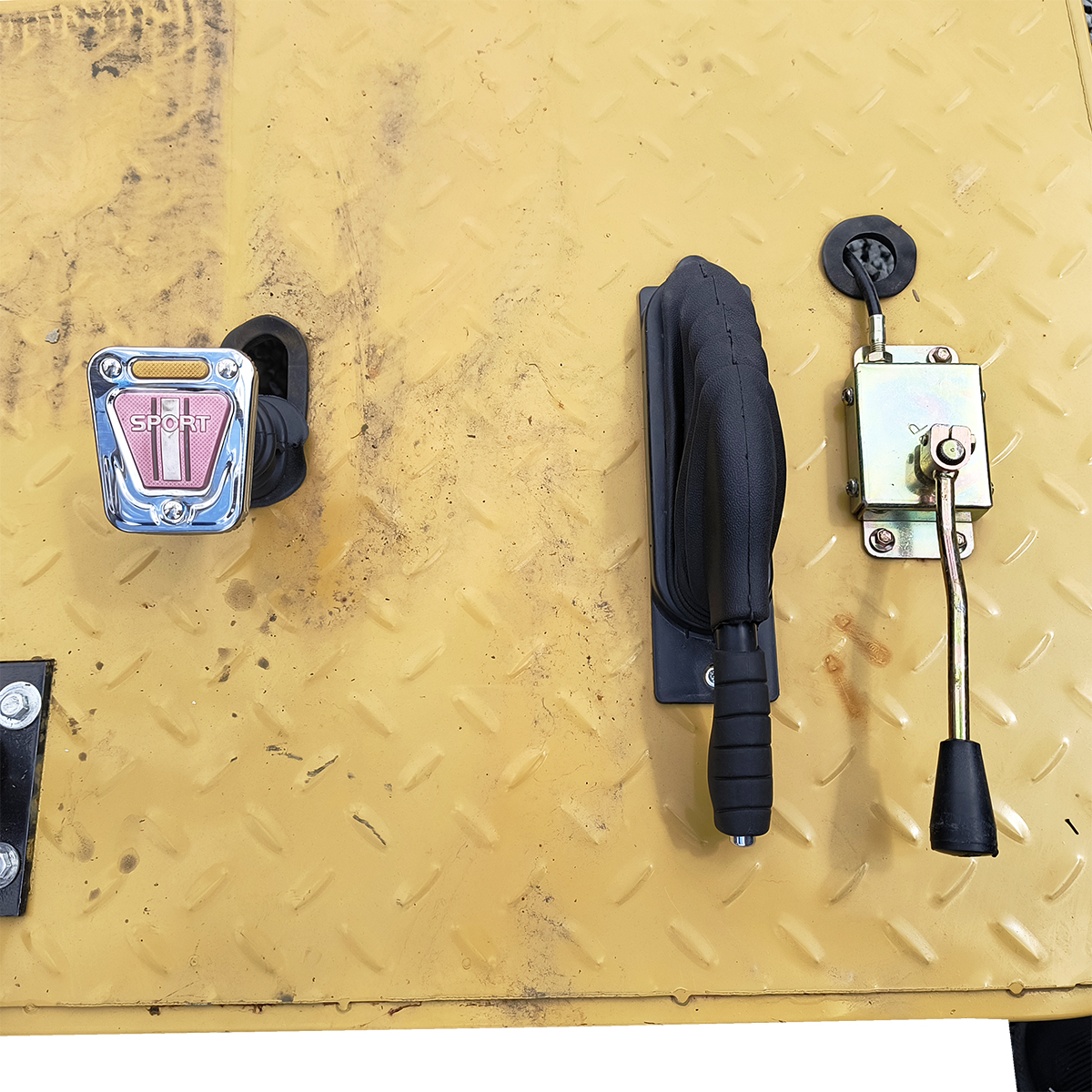 Carucior platforma electrica transport marfa 800W, 48V, 2.5x1.25m sarcina maxima 1000Kg THOR - imagine 6