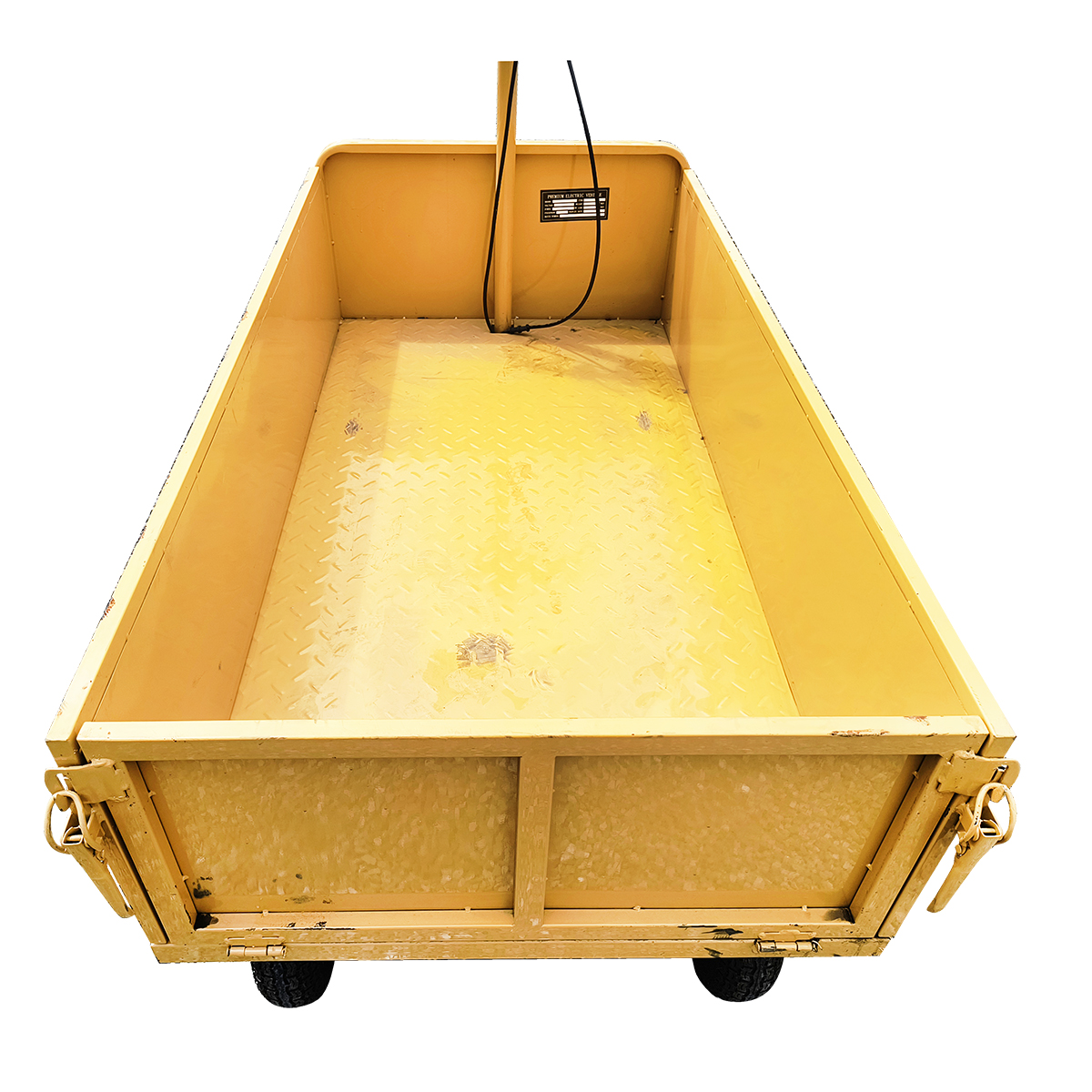 Carucior platforma electrica transport marfa cu obloane 800W, 48V, 1.5x0.8m sarcina maxima 800Kg THOR - imagine 5