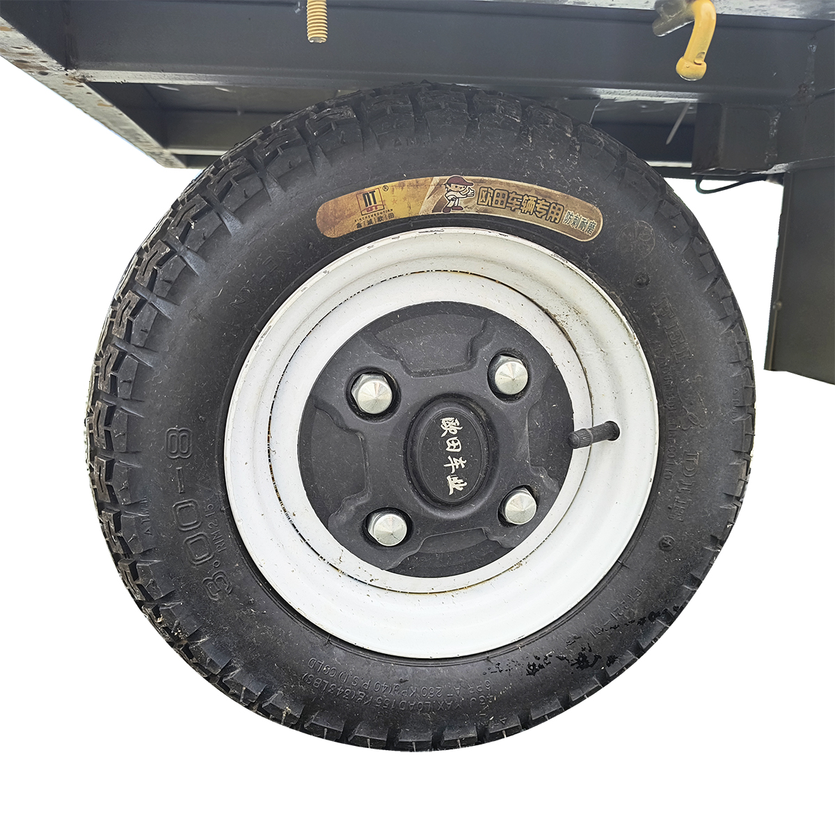 Carucior platforma electrica transport marfa cu obloane 800W, 48V, 1.5x0.8m sarcina maxima 800Kg THOR - imagine 10