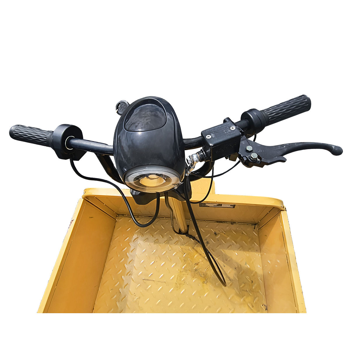 Carucior platforma electrica transport marfa cu obloane 800W, 48V, 1.5x0.8m sarcina maxima 800Kg THOR - imagine 9