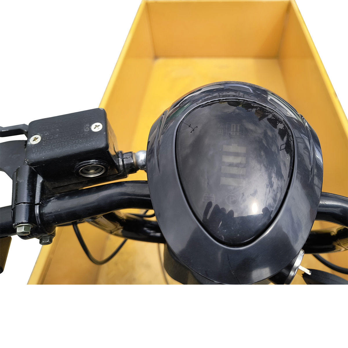 Carucior platforma electrica transport marfa cu obloane 800W, 48V, 1.5x0.8m sarcina maxima 800Kg THOR - imagine 8