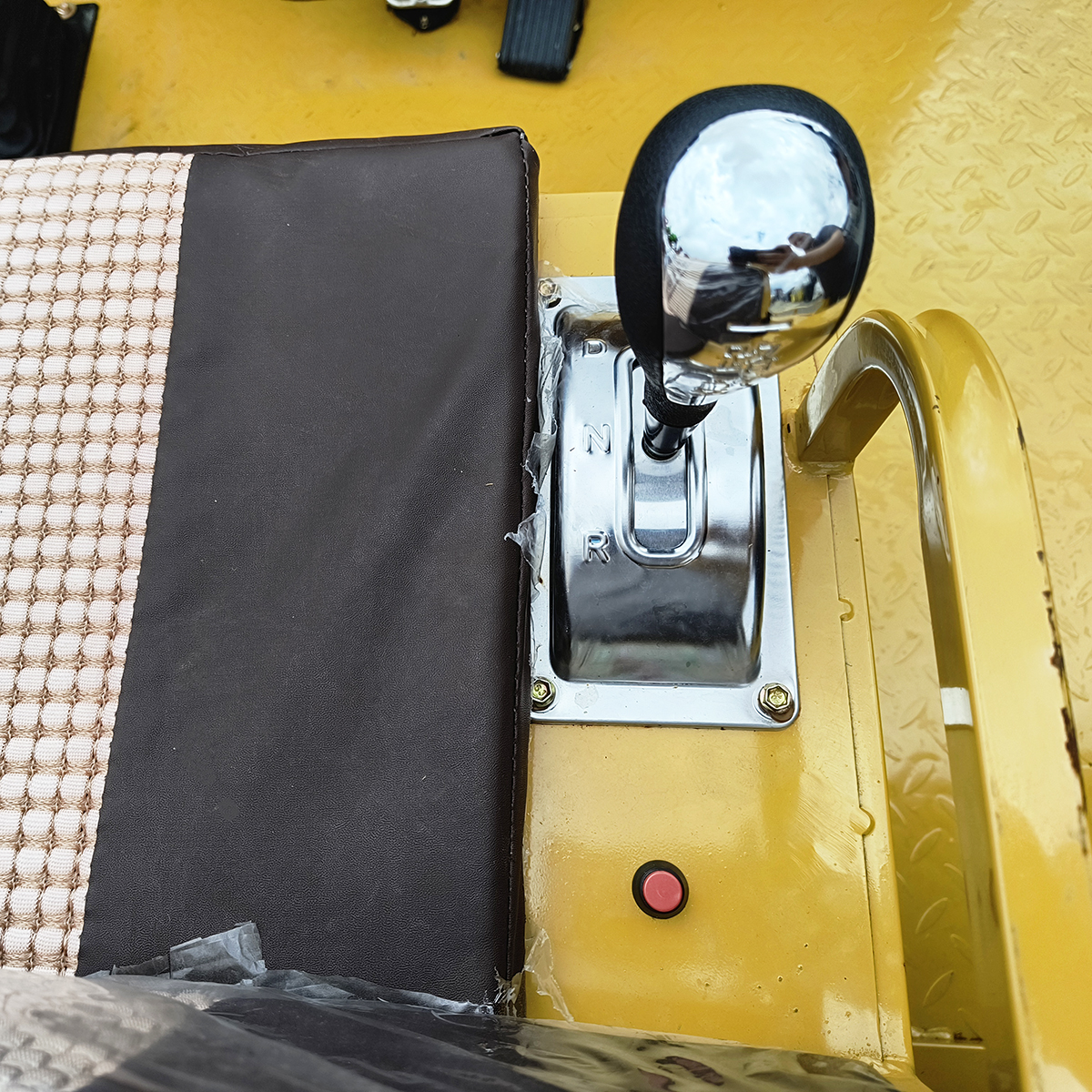 Carucior platforma electrica transport marfa cu bancheta 800W, 48V, 2.5x1.25m sarcina maxima 800Kg THOR - imagine 7