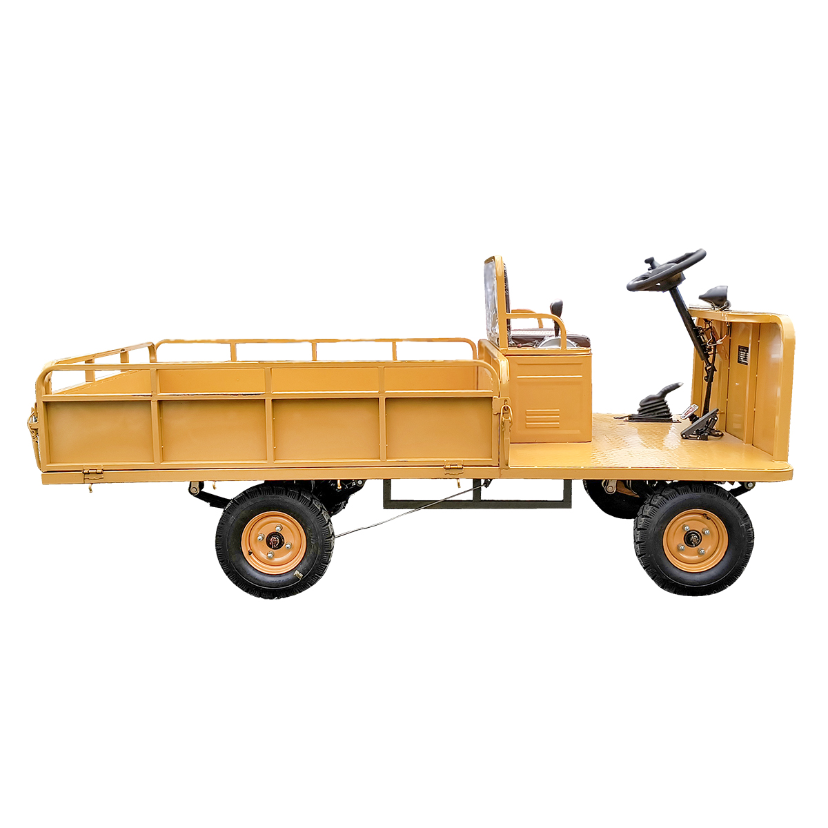 Carucior platforma electrica transport marfa cu bancheta 800W, 48V, 2.5x1.25m sarcina maxima 800Kg THOR - imagine 3