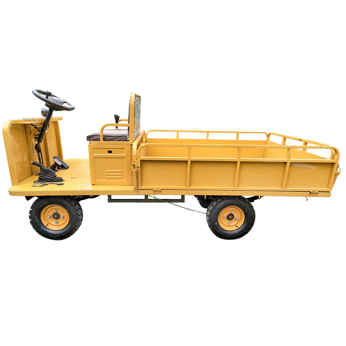 Carucior platforma electrica transport marfa cu bancheta 800W, 48V, 2.5x1.25m sarcina maxima 800Kg THOR - imagine 4