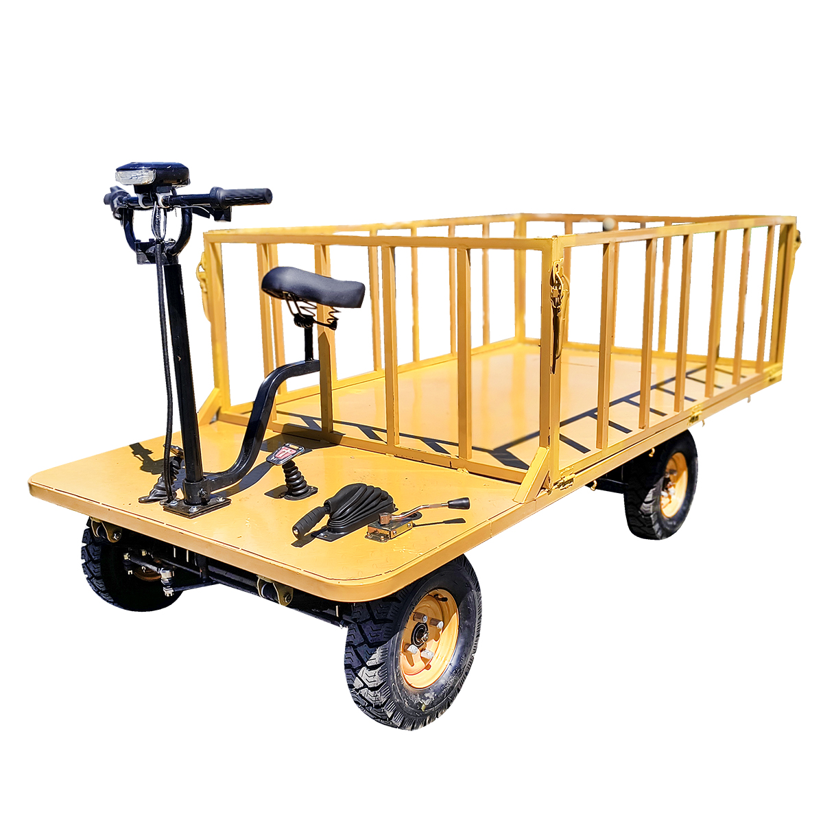 Carucior platforma electrica transport marfa 800W, 40V, 2.5x1.25m sarcina maxima 1000Kg THOR