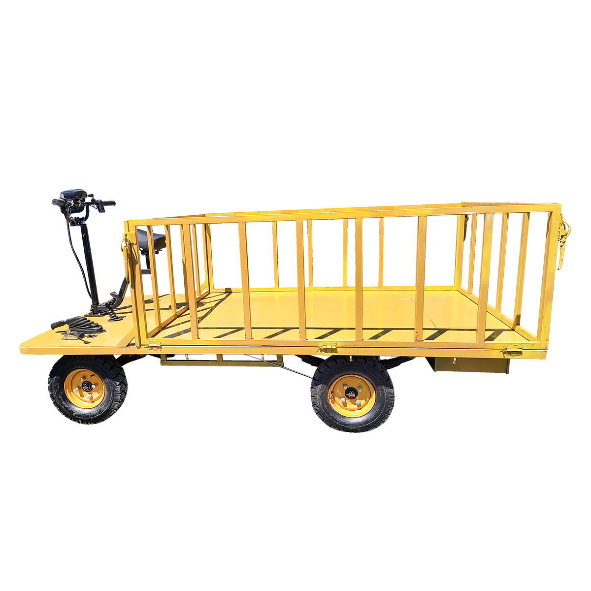 Carucior platforma electrica transport marfa 800W, 40V, 2.5x1.25m sarcina maxima 1000Kg THOR - imagine 4