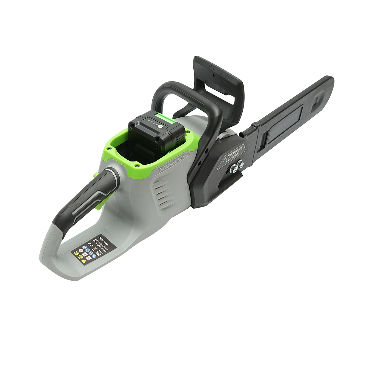 Drujba electrica cu acumulator 40V, 2Ah, 1440W, lama 16 inch (400mm), turatie 11000rpm - imagine 5