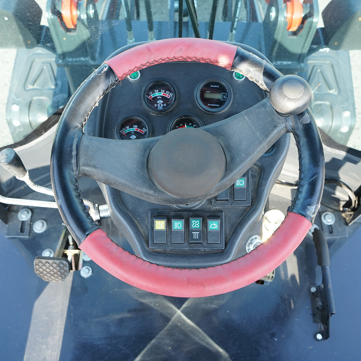 Buldoexcavator 3.5T, motor diesel 50CP 4500x1550x2600mm THOR - imagine 10