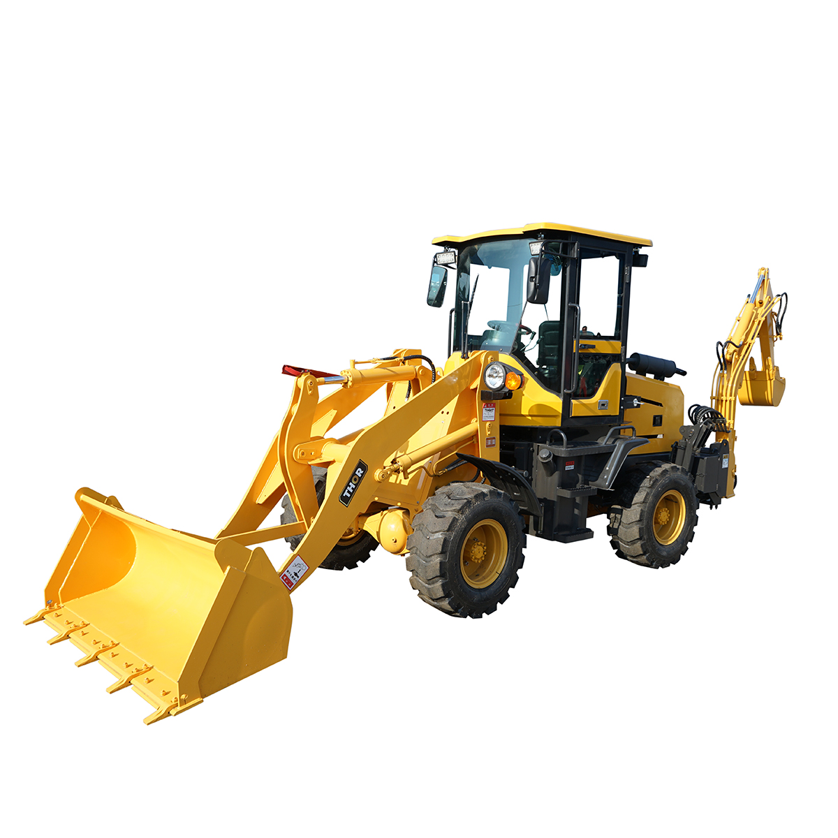 Buldoexcavator 3.5T, motor diesel 50 CP, 2400RPM, 5500x1750x2650mm THOR