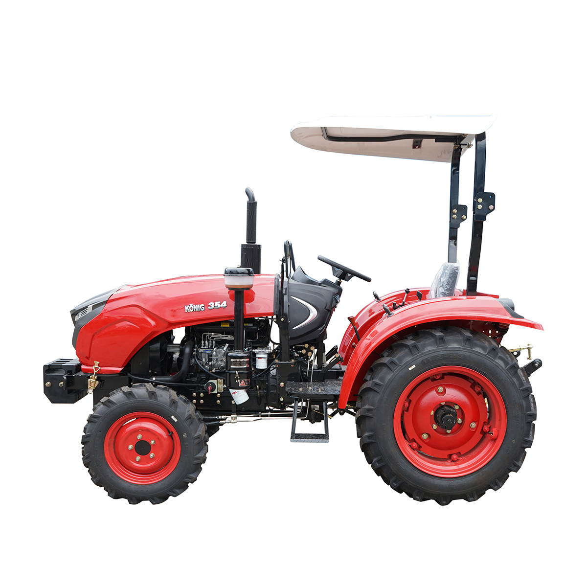 Tractor 35HP 4x4, rosu cu semicabina seria 354 - imagine 2