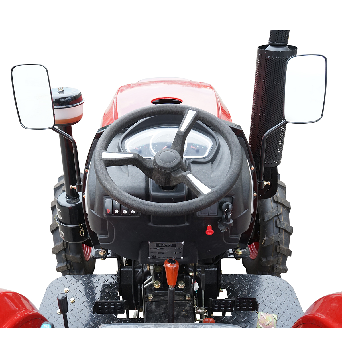 Tractor 35HP 4x4, rosu cu semicabina seria 354 - imagine 7