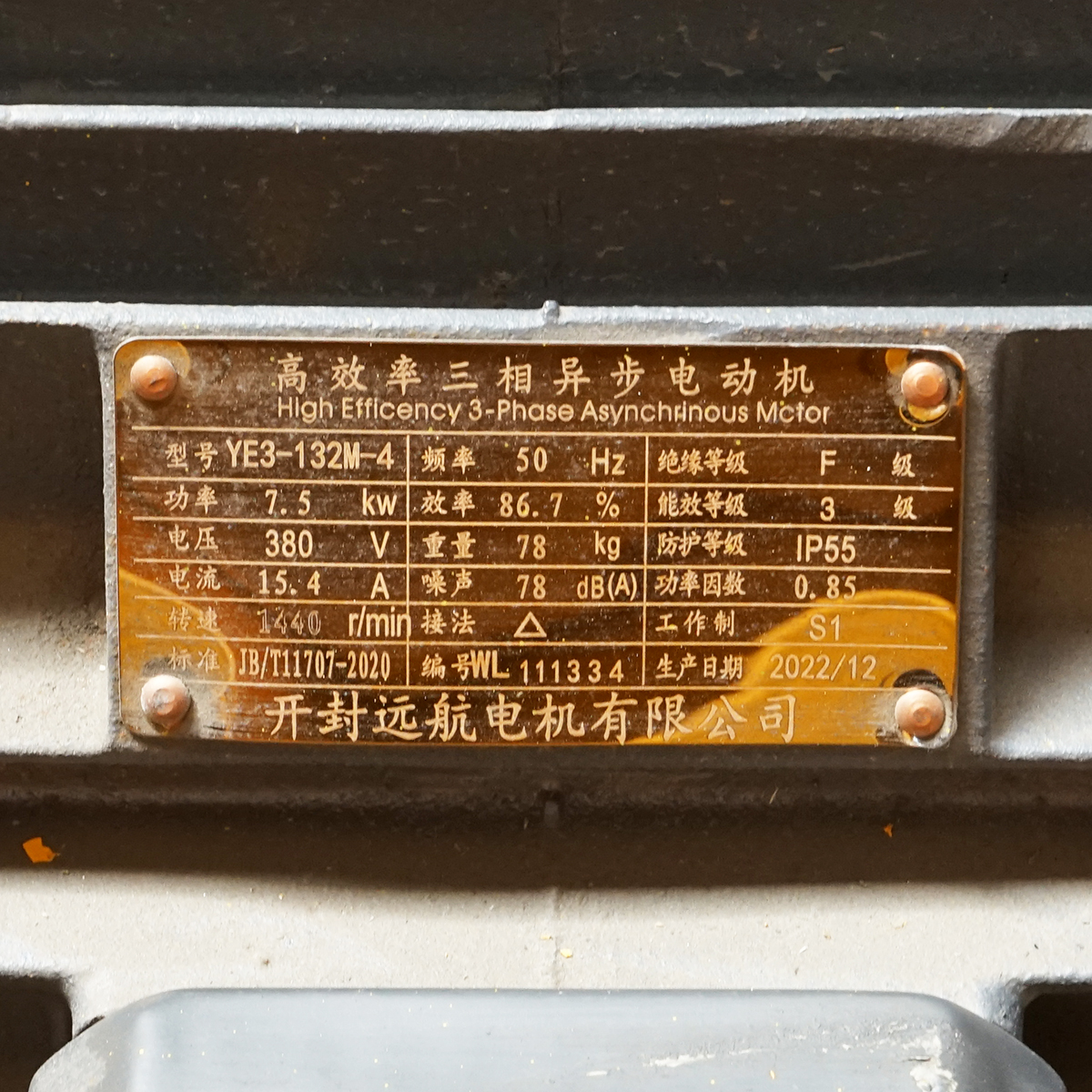 Masina de tocat lemn 7.5KW, 380V, 1440 RPM IP55 - imagine 7