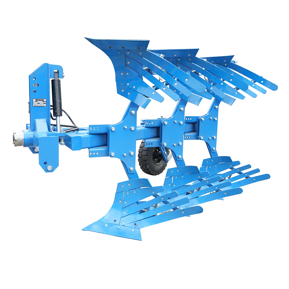 Plug agricol cu 3 (2+1) trupite reversibil hidraulic, cormane crestate Konig Traktoren - imagine 4