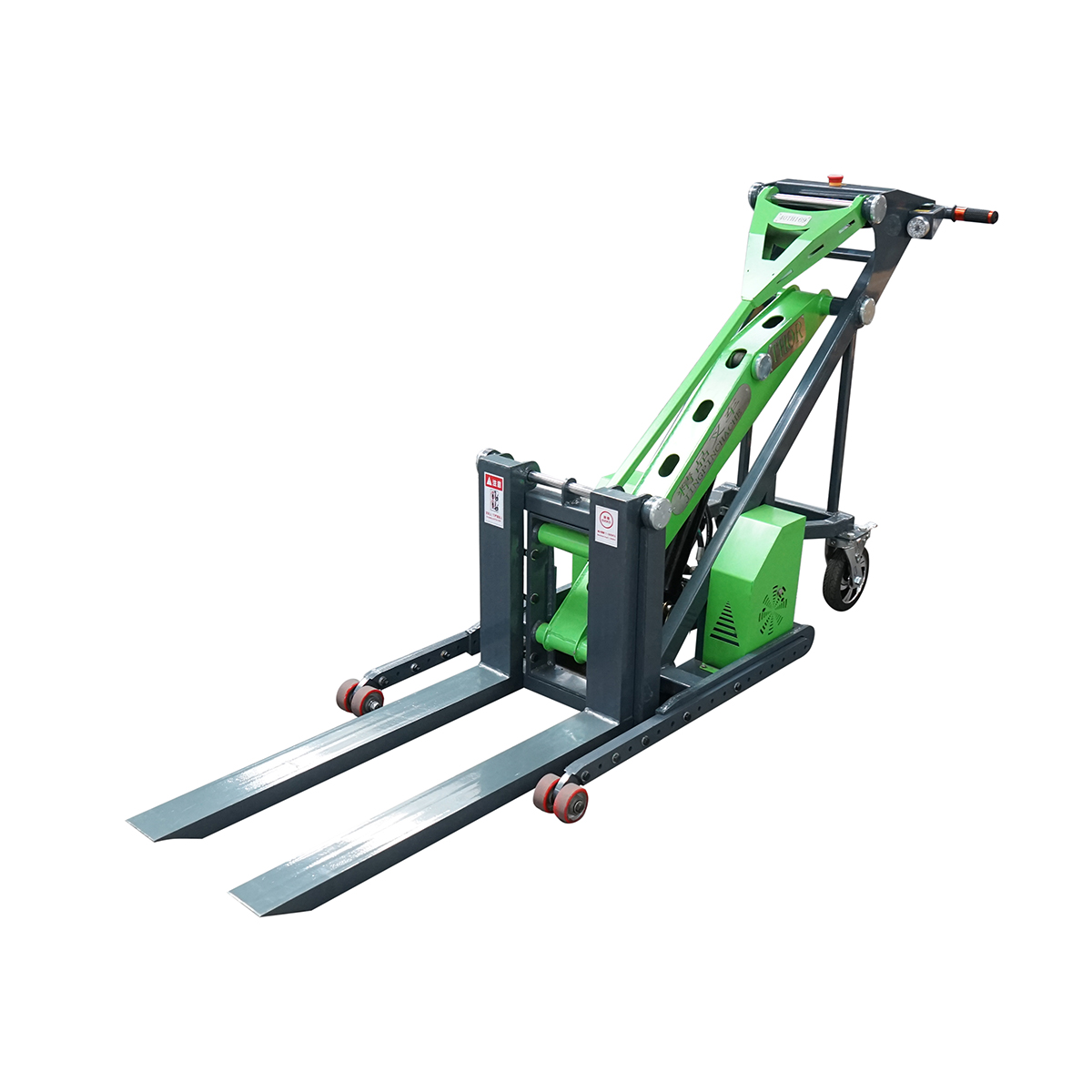 Transpalet electric 24V cu sarcina maxima 650 Kg, inaltime ridicare 1500mm, furci 950mm THOR - imagine 9