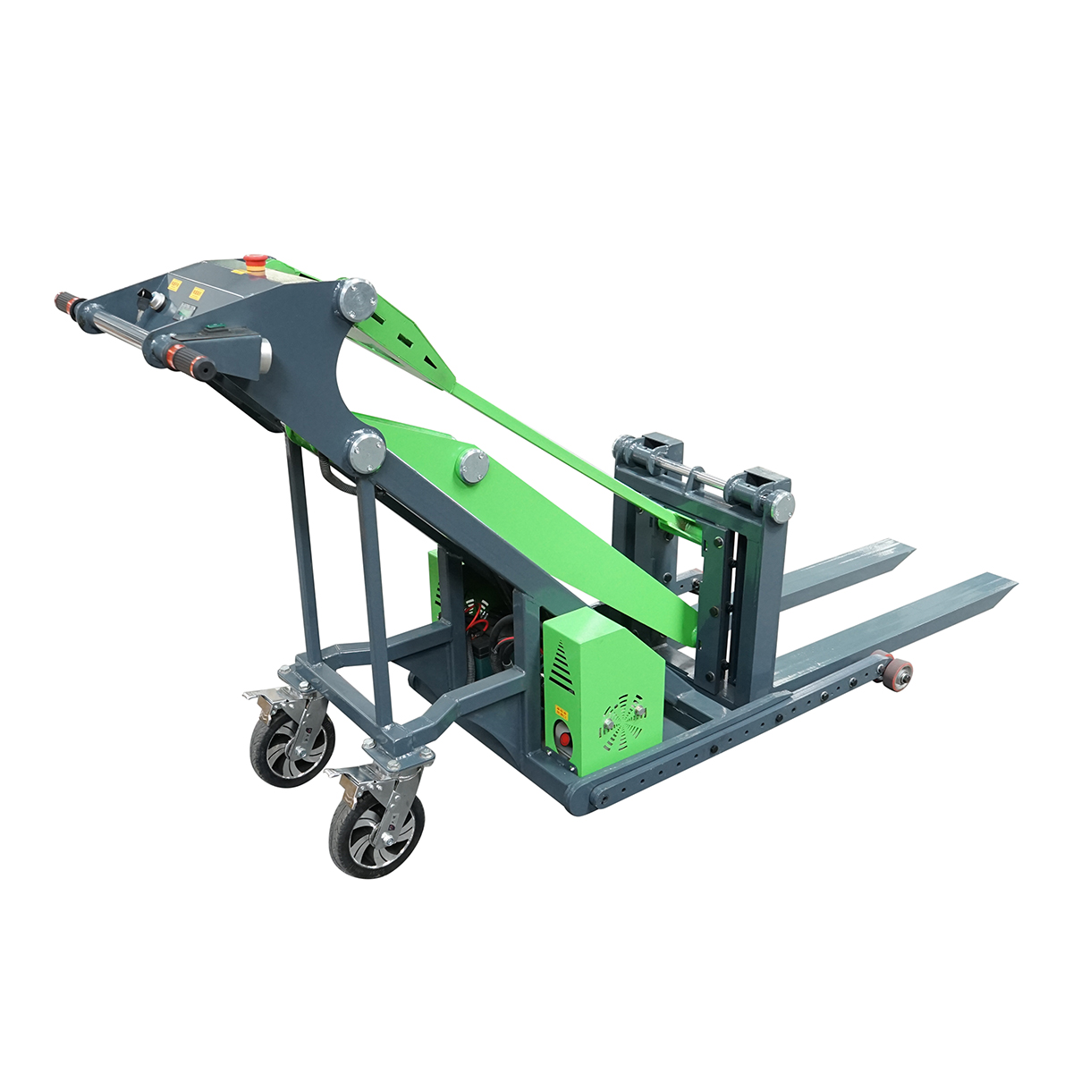 Transpalet electric 24V cu sarcina maxima 650 Kg, inaltime ridicare 1500mm, furci 950mm THOR - imagine 7