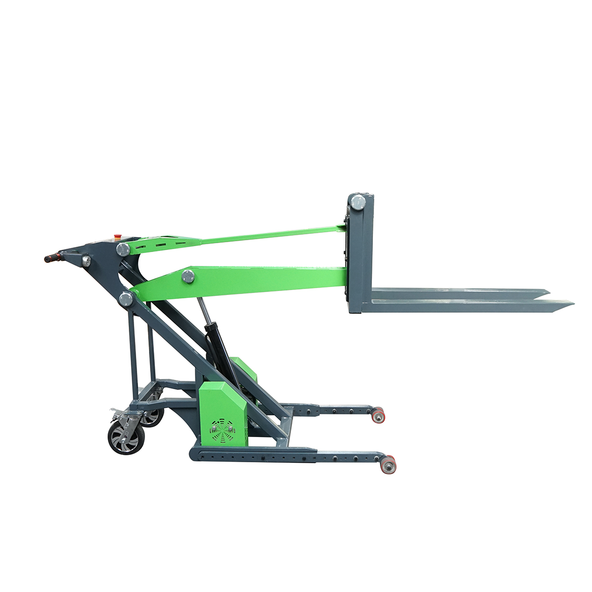 Transpalet electric 24V cu sarcina maxima 650 Kg, inaltime ridicare 1500mm, furci 950mm THOR - imagine 5