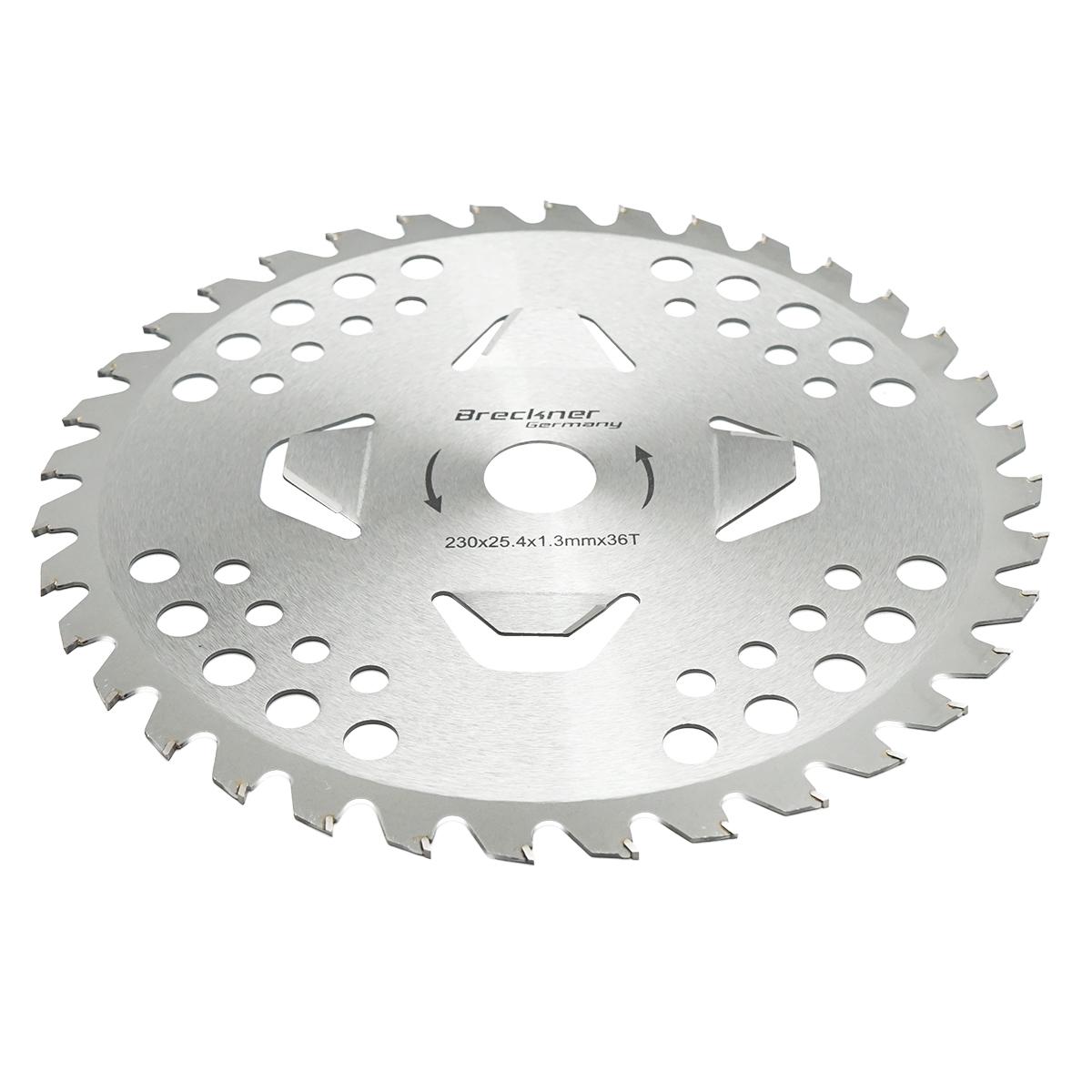 Disc circular vidia 230x25.4x1.3mm, 36 dinti pentru motocoasa de umar Breckner Germany - imagine 3