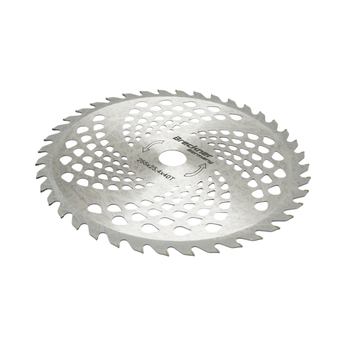Disc circular vidia 255x25.4x1.3mm, 40 dinti pentru motocoasa de umar Breckner Germany - imagine 4