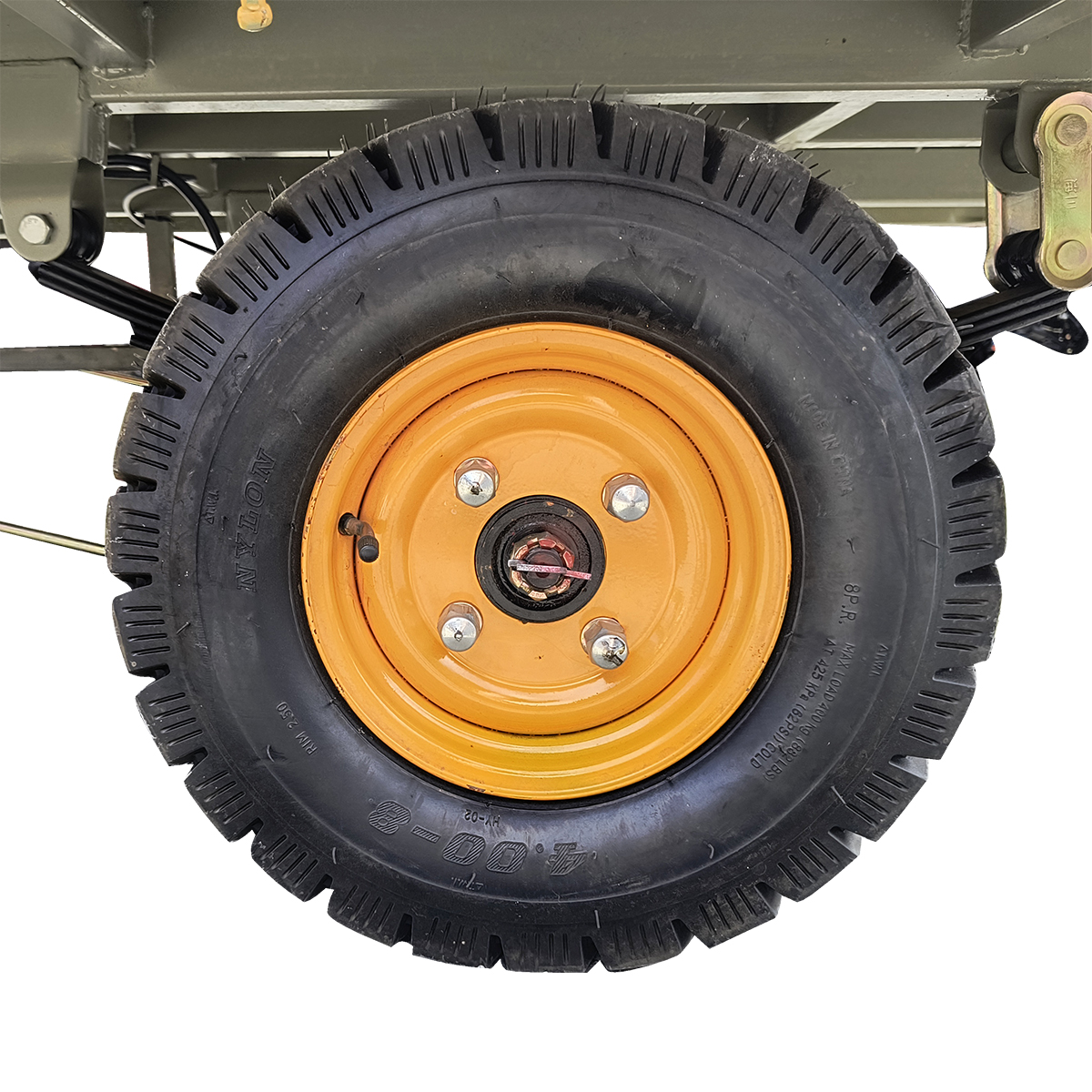 Carucior platforma electrica transport marfa cu bancheta 1200W, 48V, 3x1.25m sarcina maxima 1000Kg THOR - imagine 7