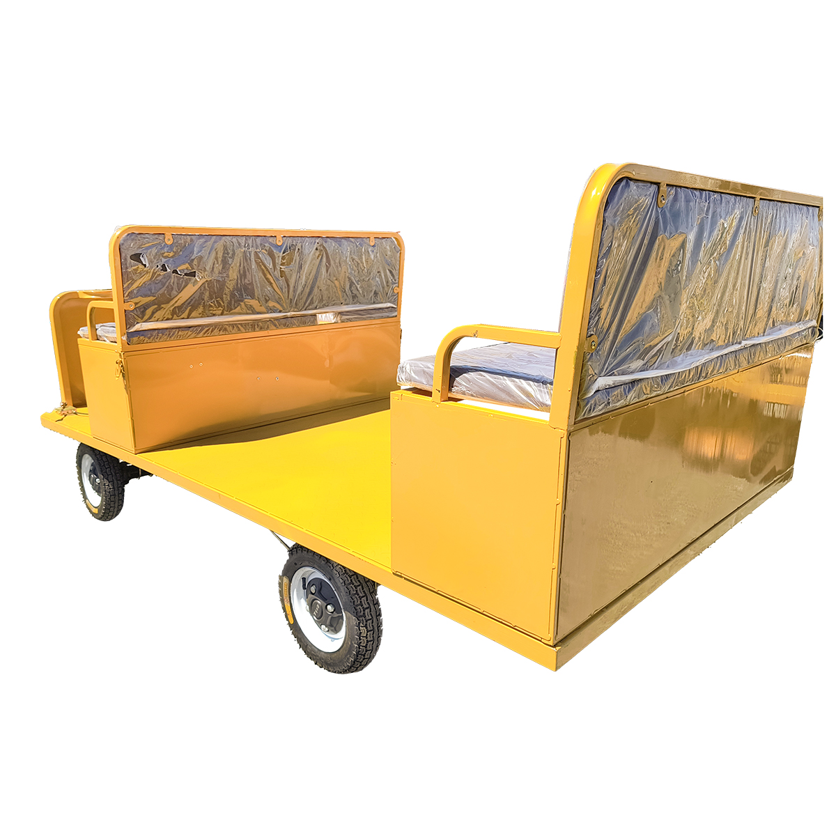 Carucior electric platforma cu 2 banchete pentru transport marfa 800W, 48V, 2.5x1.25m sarcina maxima 800Kg THOR - imagine 3