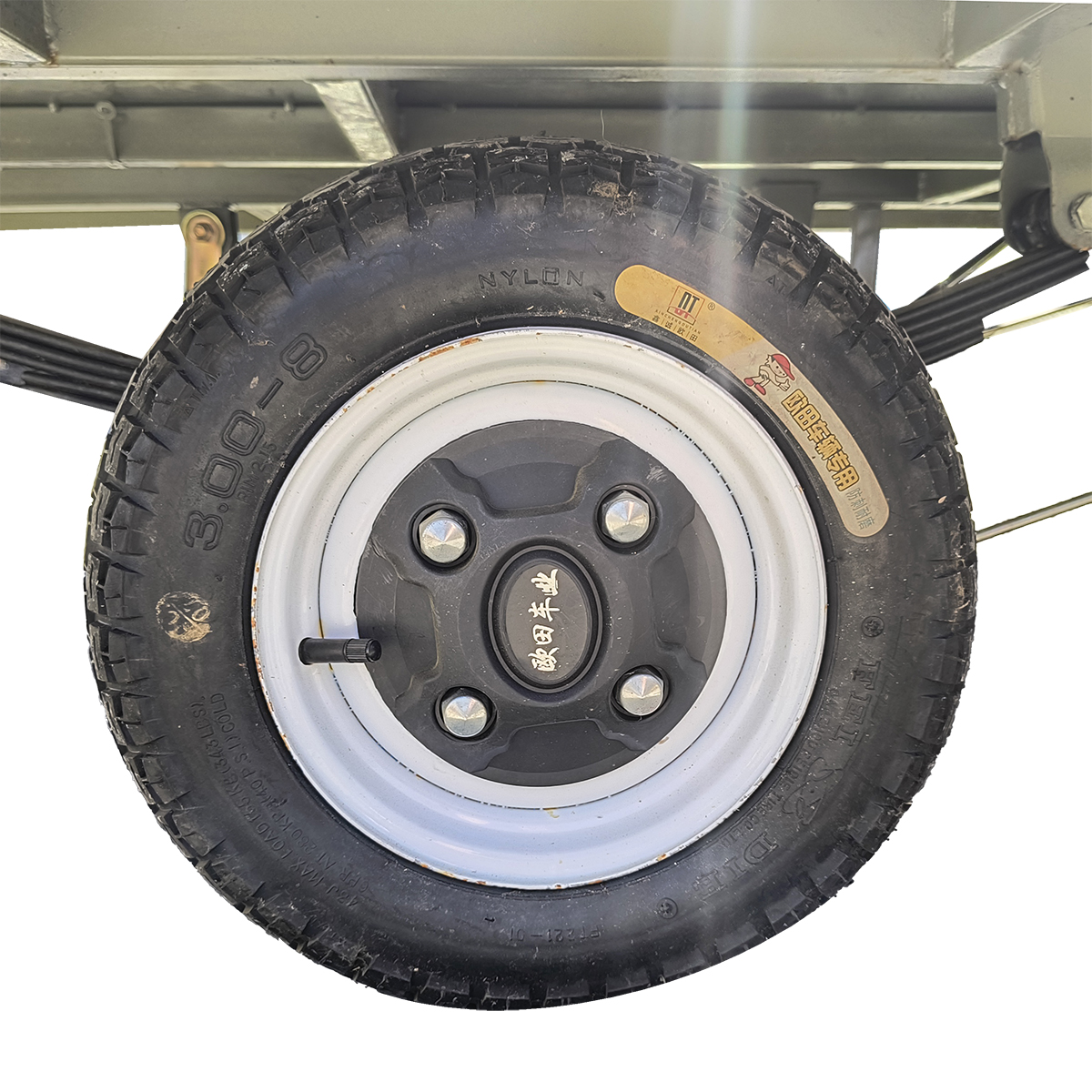 Carucior electric platforma cu 2 banchete pentru transport marfa 800W, 48V, 2.5x1.25m sarcina maxima 800Kg THOR - imagine 9