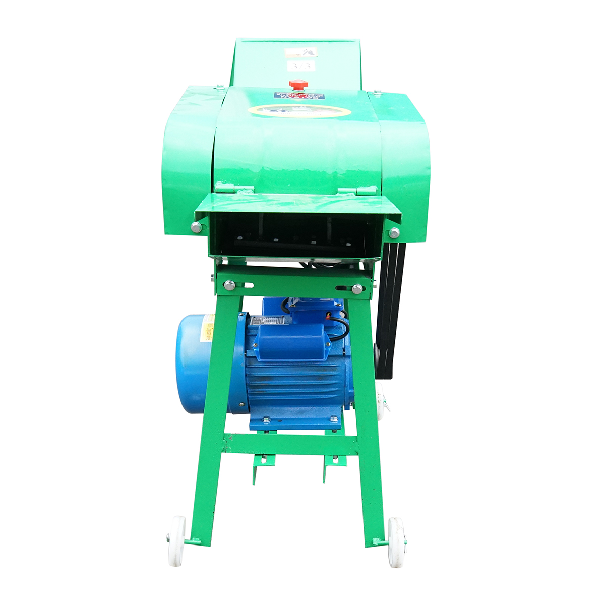 Siscornita electrica 2.2kW, 220V, capacitate 600 kg/h pentru lucerna, tulpini de porumb, grau, floarea soarelui Baisan - imagine 2