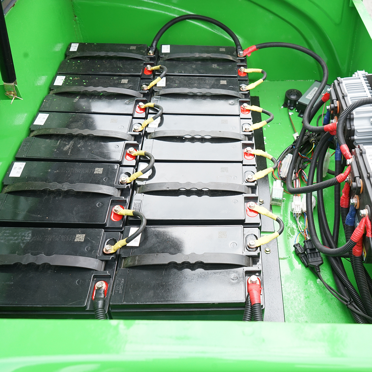 Stivuitor electric 2.5T, baterie 80V/500Ah, inaltime ridicare 3m - imagine 11