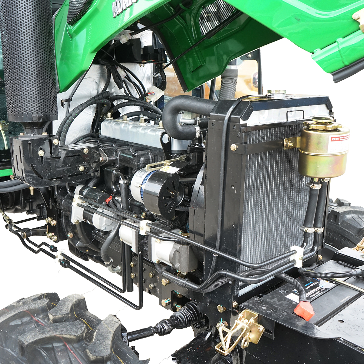 Tractor cu cabina 60HP Hanwo E3, motor Xinchai III cu roti 8.3-20/12.4-28 Konig Traktoren 604 - imagine 9