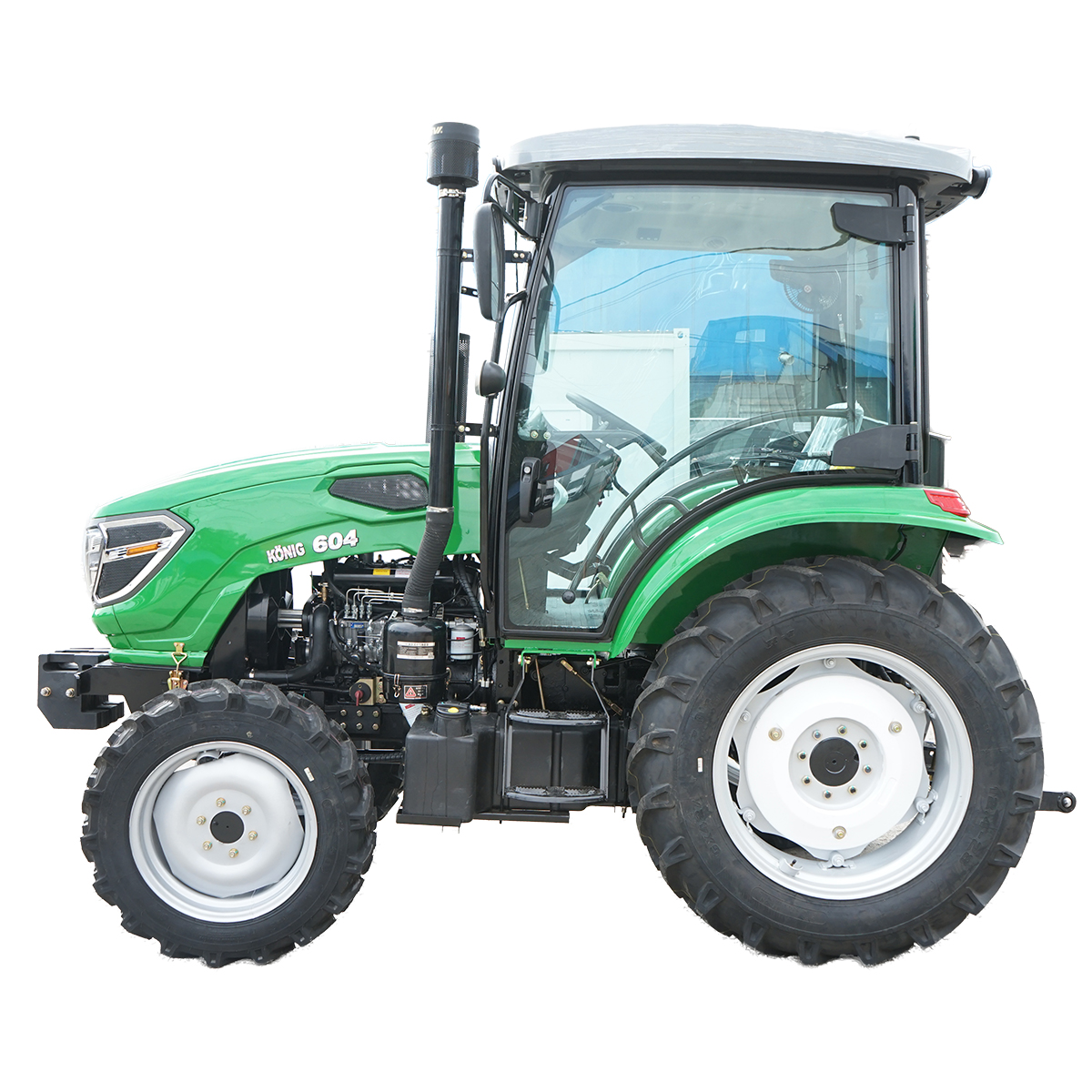 Tractor cu cabina 60HP Hanwo E3, motor Xinchai III cu roti 8.3-20/12.4-28 Konig Traktoren 604 - imagine 2