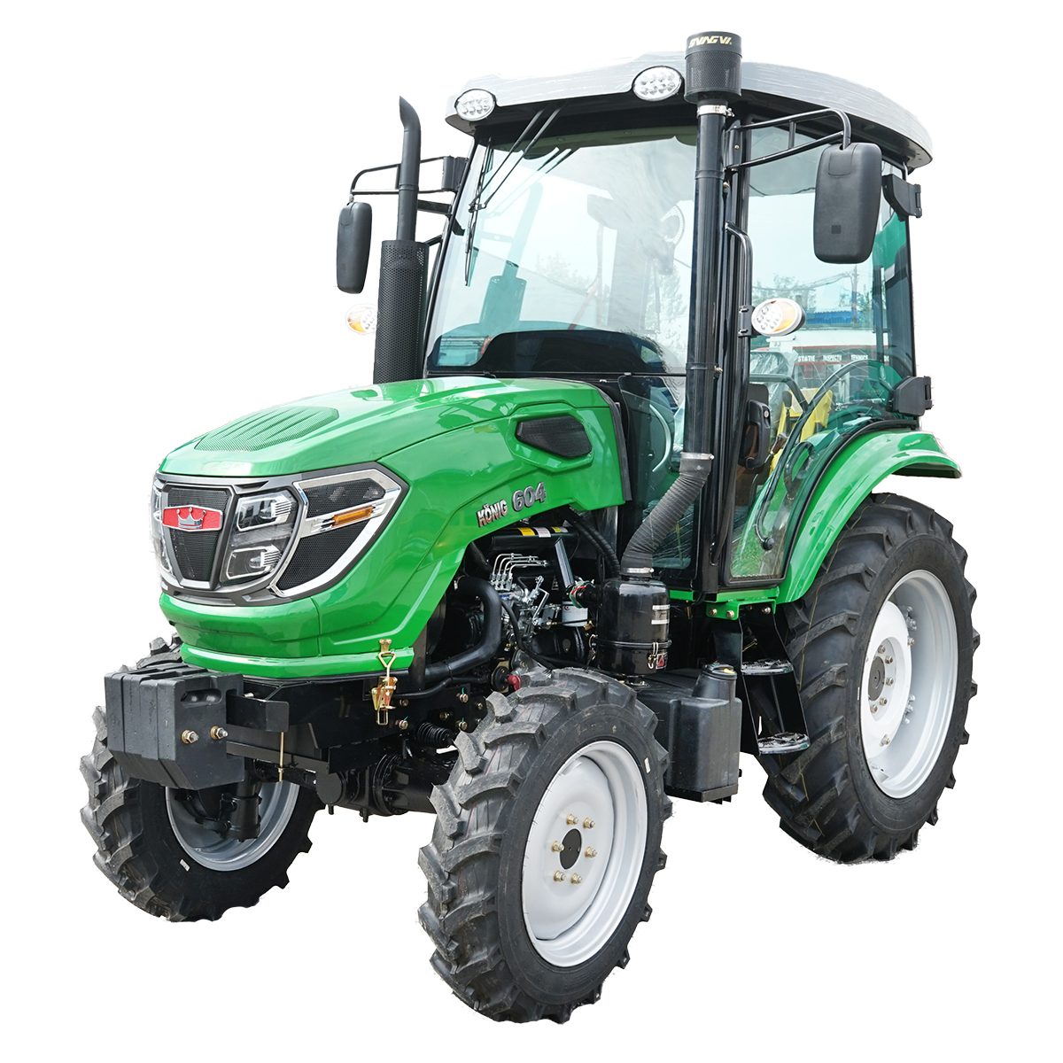 Tractor cu cabina 60HP Hanwo E3, motor Xinchai III cu roti 8.3-20/12.4-28 Konig Traktoren 604
