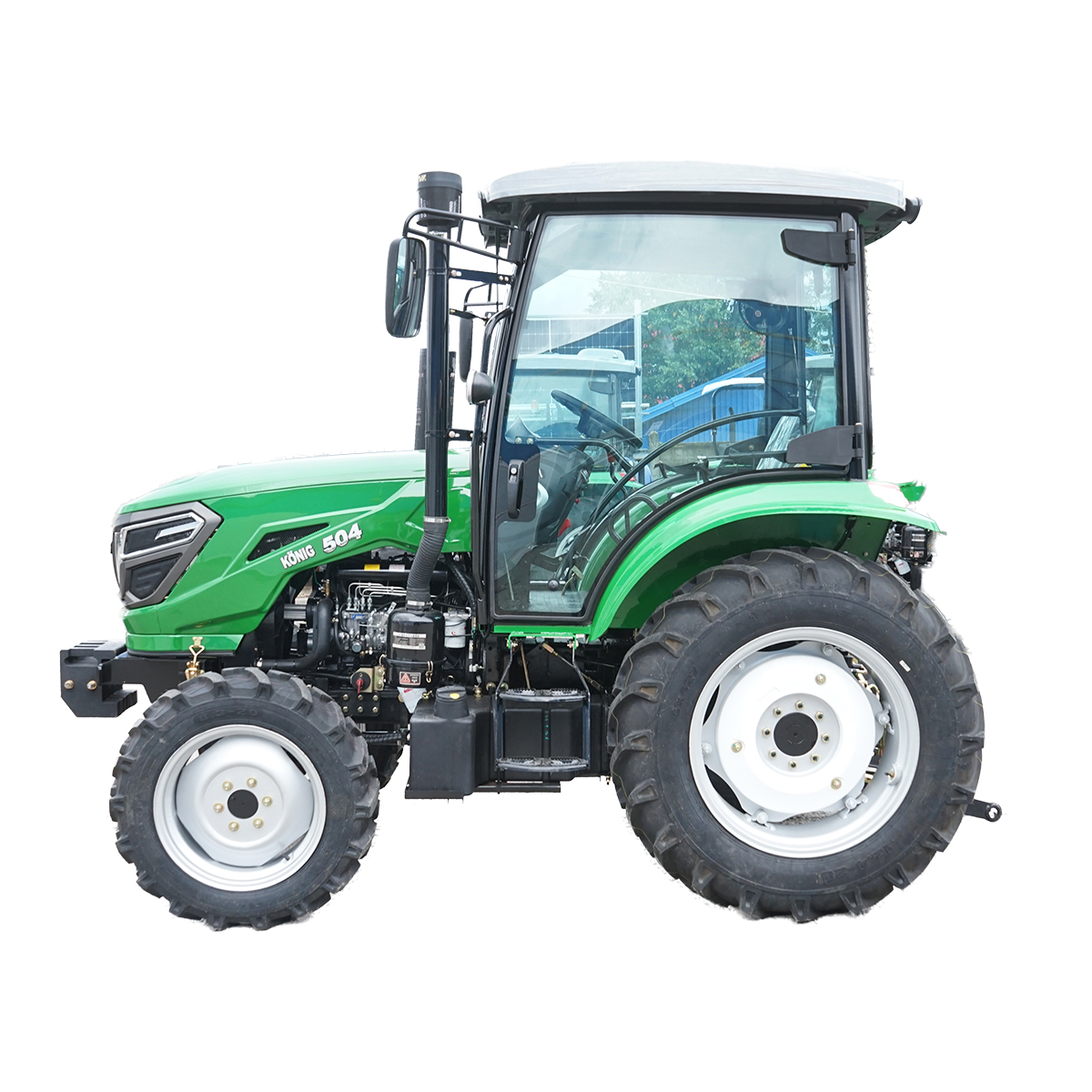 Tractor cu cabina 50HP Hanwo E2, motor Xinchai II cu roti 8.3-20/12.4-28 Konig Traktoren 504 - imagine 2
