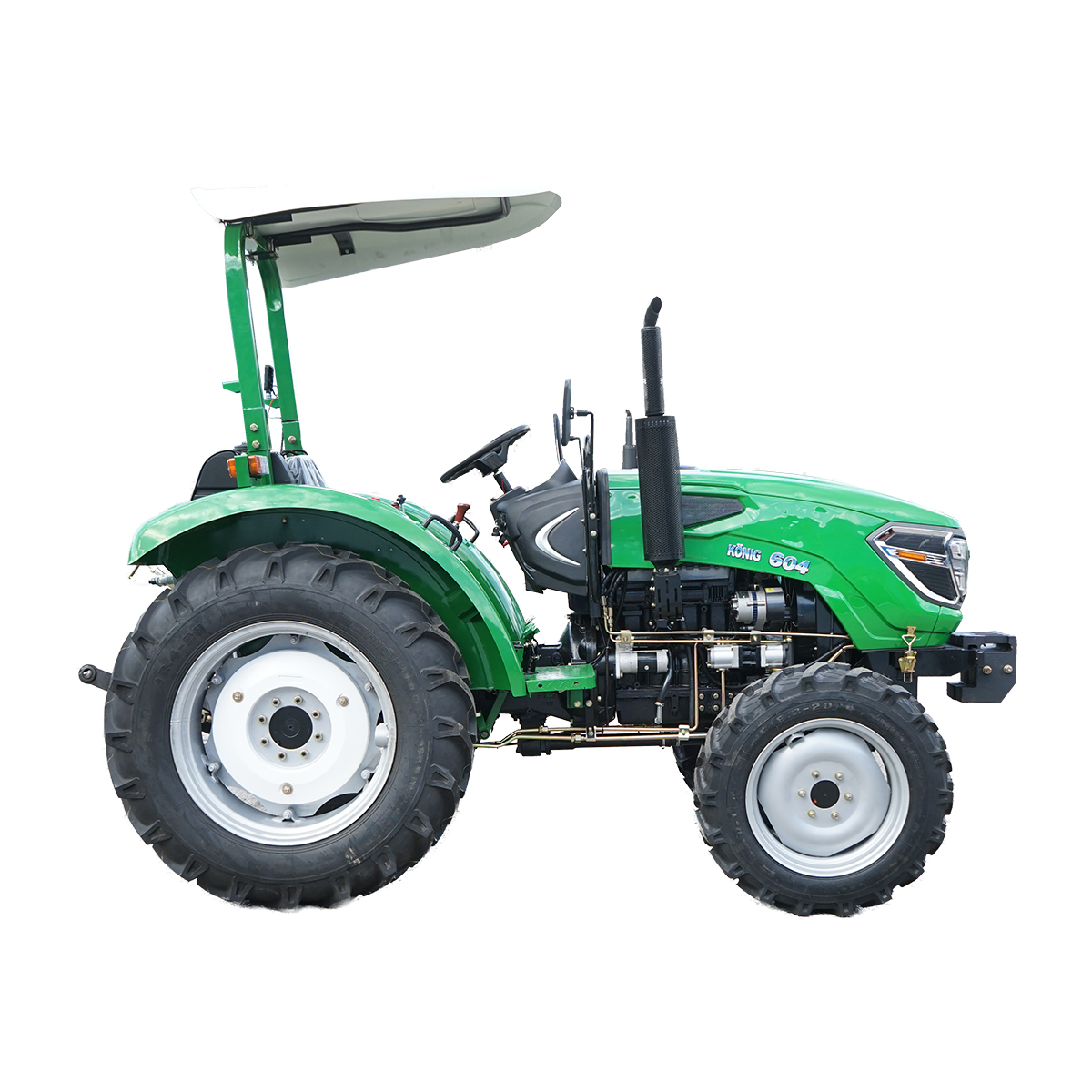 Tractor cu semicabina 60HP Hanwo E3, motor Xinchai III cu roti 8.3-20/12.4-28 Konig Traktoren 604 - imagine 2