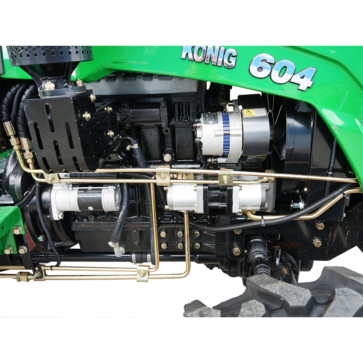 Tractor cu semicabina 60HP Hanwo E3, motor Xinchai III cu roti 8.3-20/12.4-28 Konig Traktoren 604 - imagine 6