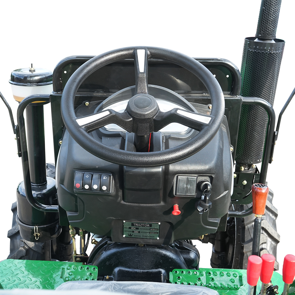 Tractor cu semicabina 60HP Hanwo E3, motor Xinchai III cu roti 8.3-20/12.4-28 Konig Traktoren 604 - imagine 8