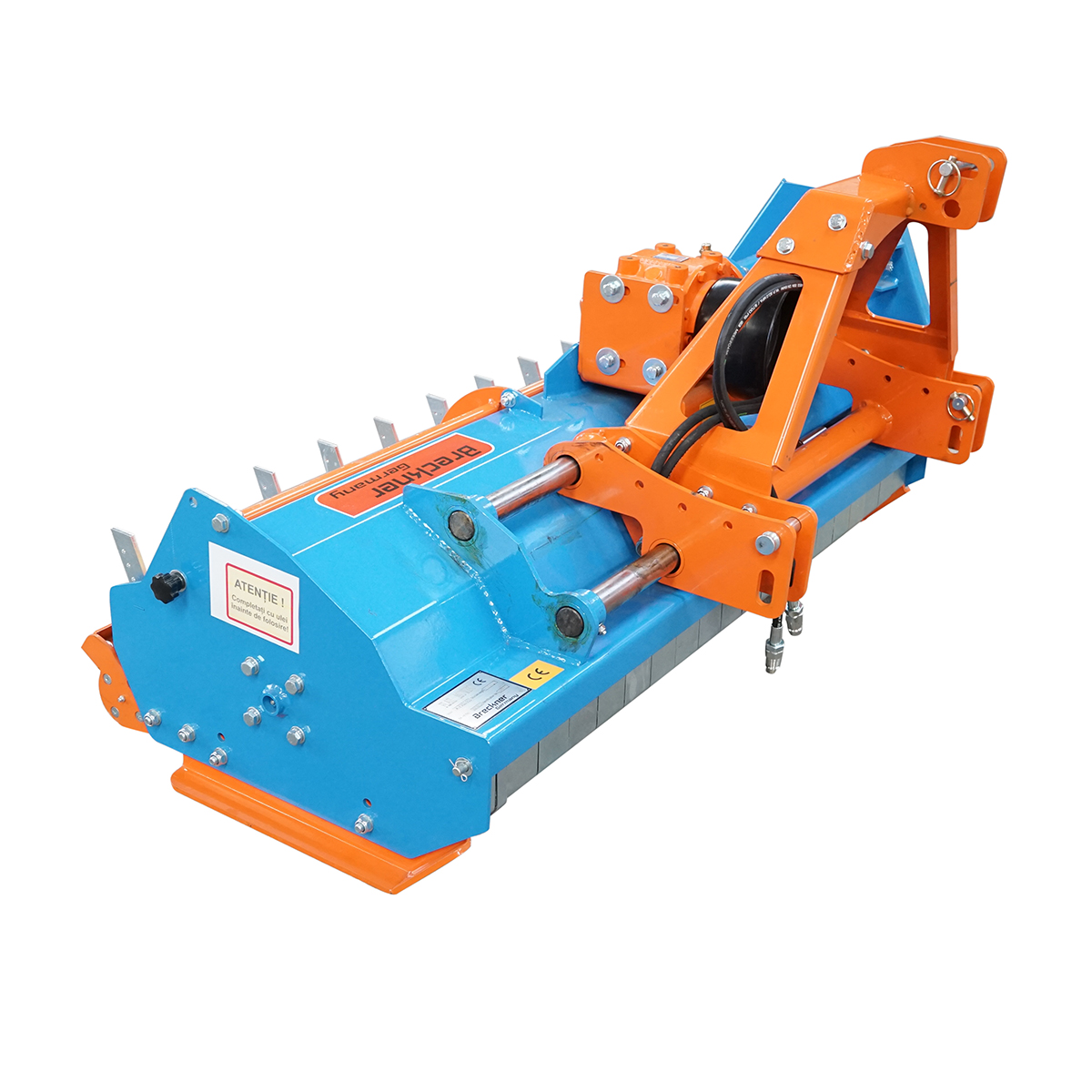 Tocatoare KFH145 25-50CP cu translatie hidraulica si tasator, cardan inclus 304Kg Breckner Germany - imagine 2