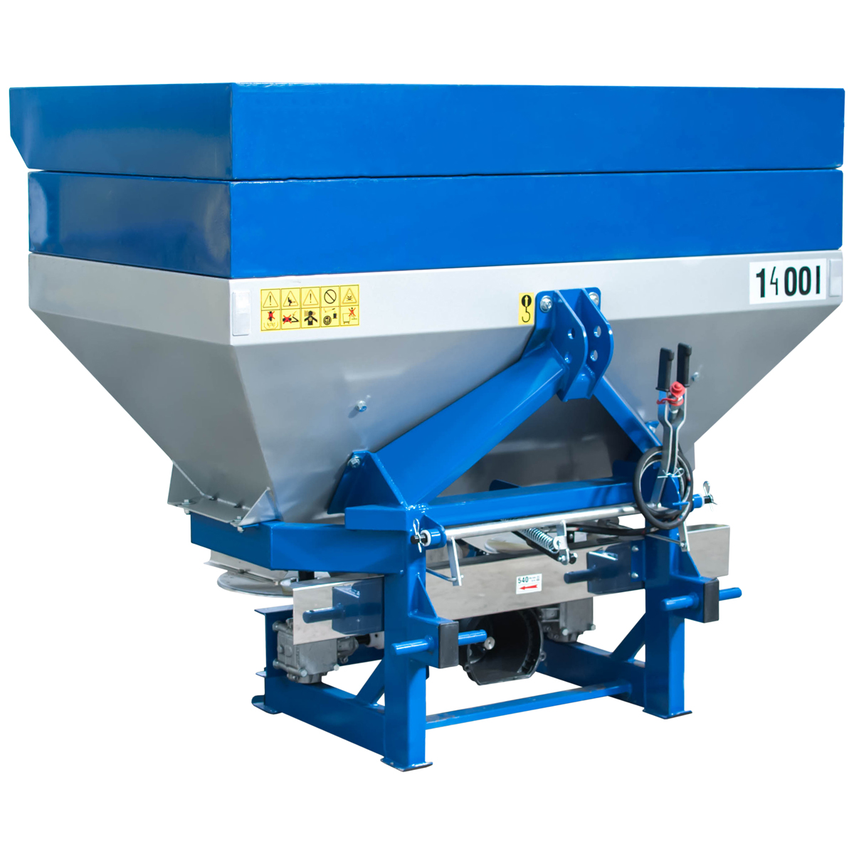 Distribuitor ingrasaminte cu 2 discuri, capacitate buncar 1400L - imagine 2