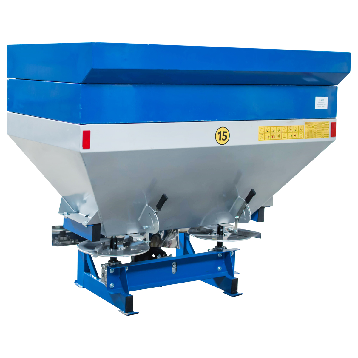 Distribuitor ingrasaminte cu 2 discuri, capacitate buncar 1400L - imagine 3